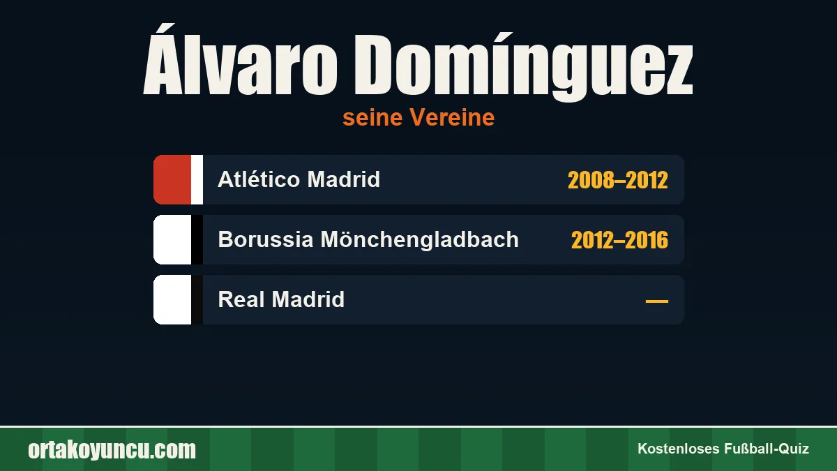 Álvaro Domínguez: Vereine und Jahre