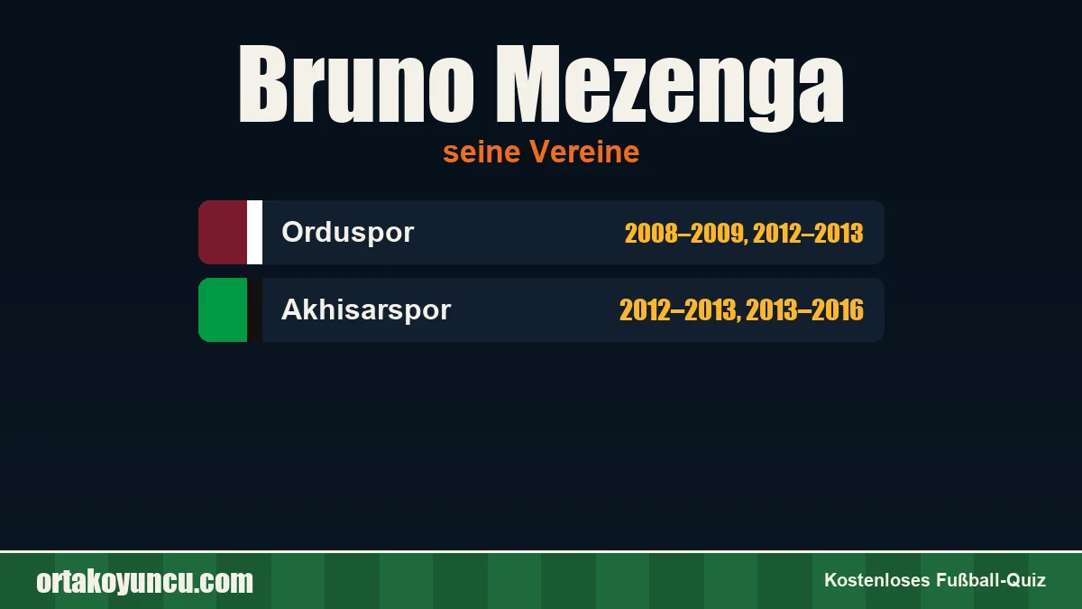 Bruno Mezenga: Vereine und Jahre