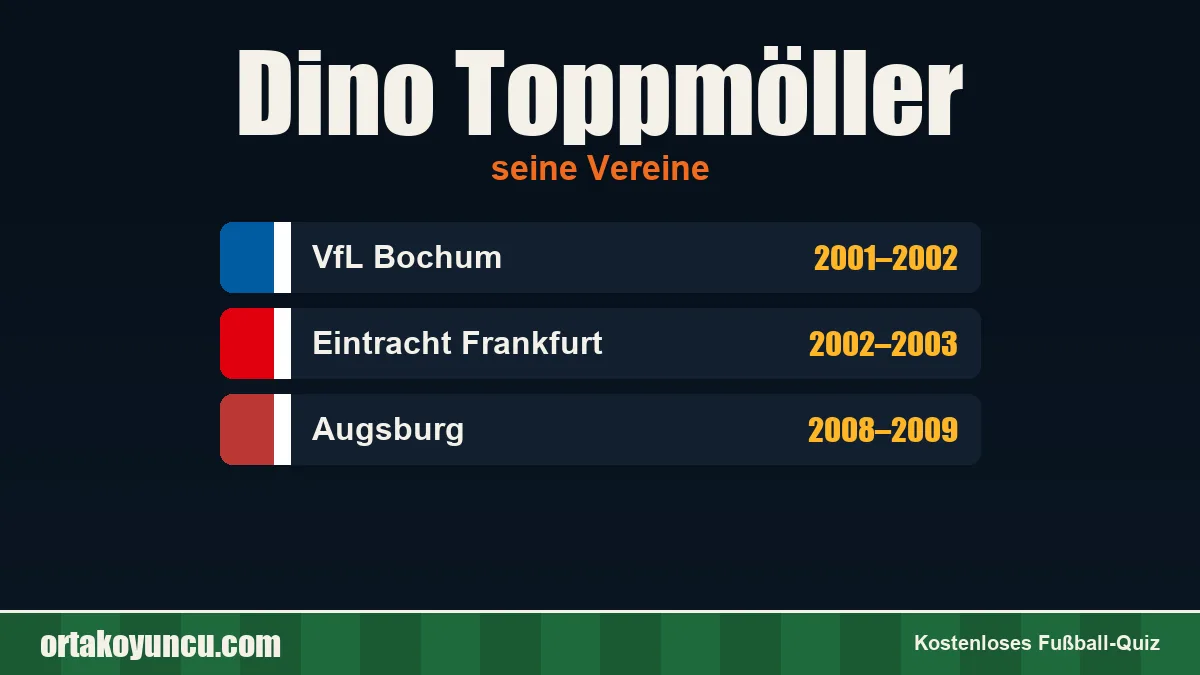 Dino Toppmöller: Vereine und Jahre