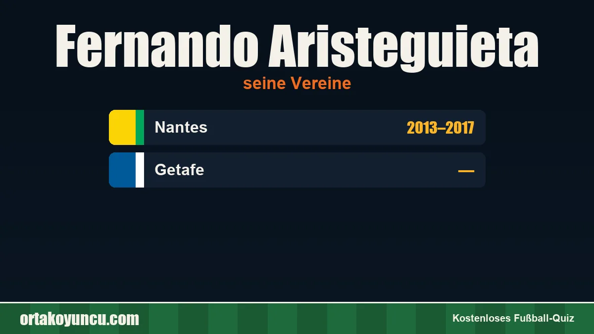 Fernando Aristeguieta: Vereine und Jahre