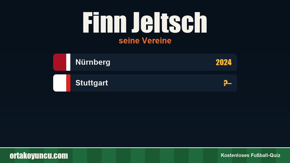 Finn Jeltsch: Vereine und Jahre