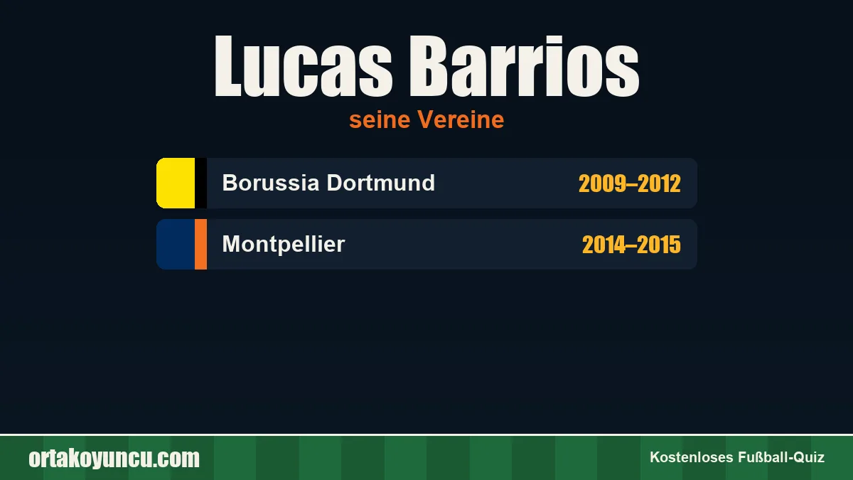 Lucas Barrios: Vereine und Jahre
