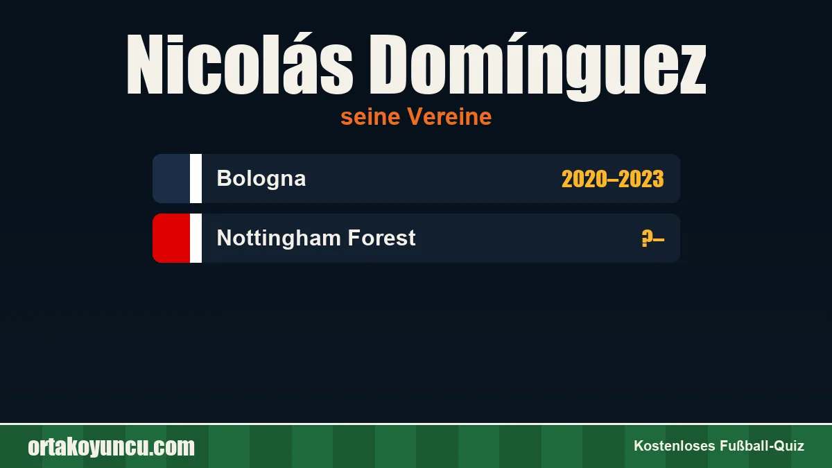 Nicolás Domínguez: Vereine und Jahre