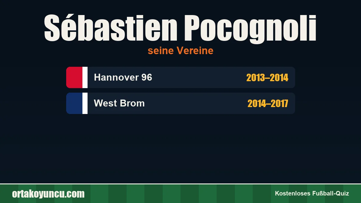 Sébastien Pocognoli: Vereine und Jahre
