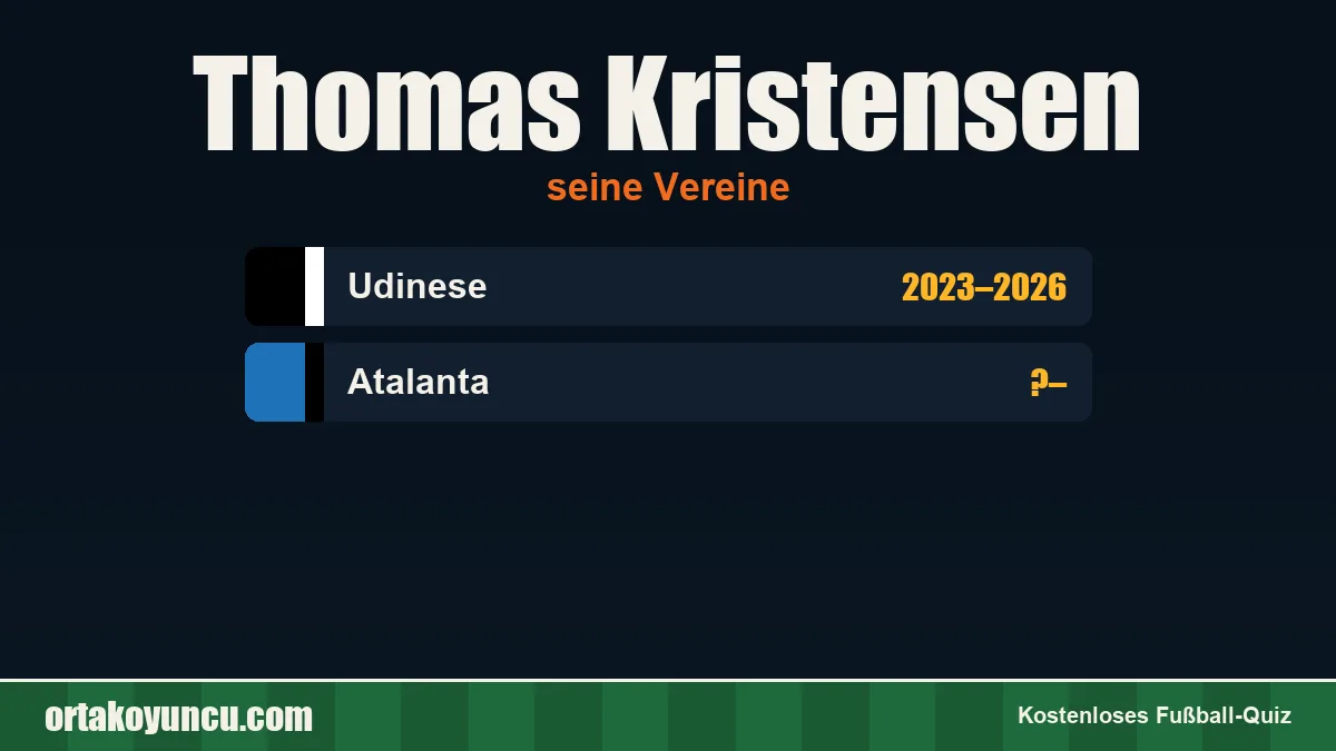 Thomas Kristensen: Vereine und Jahre