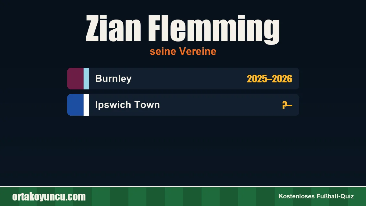 Zian Flemming: Vereine und Jahre