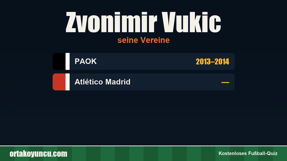 Zvonimir Vukic: Vereine und Jahre
