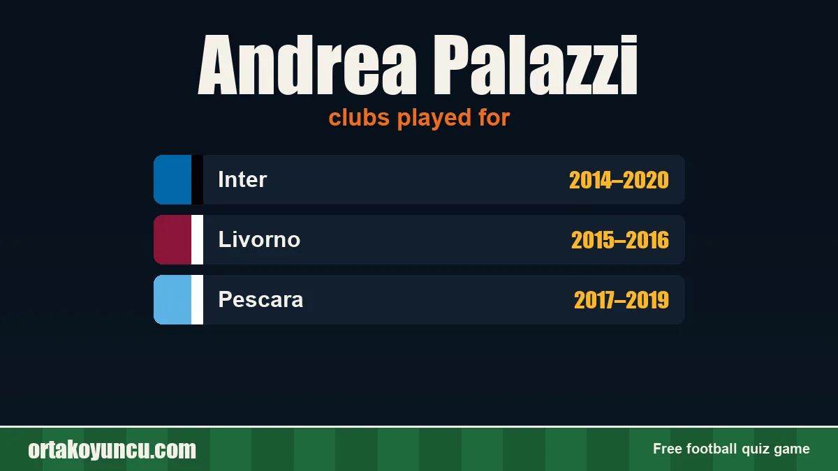 Andrea Palazzi: clubs and years
