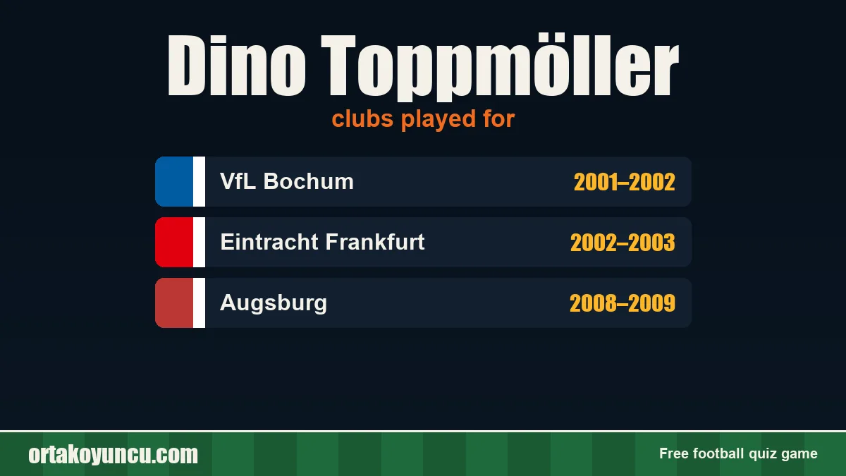 Dino Toppmöller: clubs and years