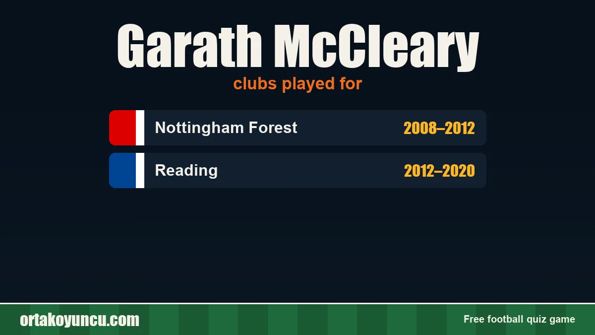 Garath McCleary: clubs and years