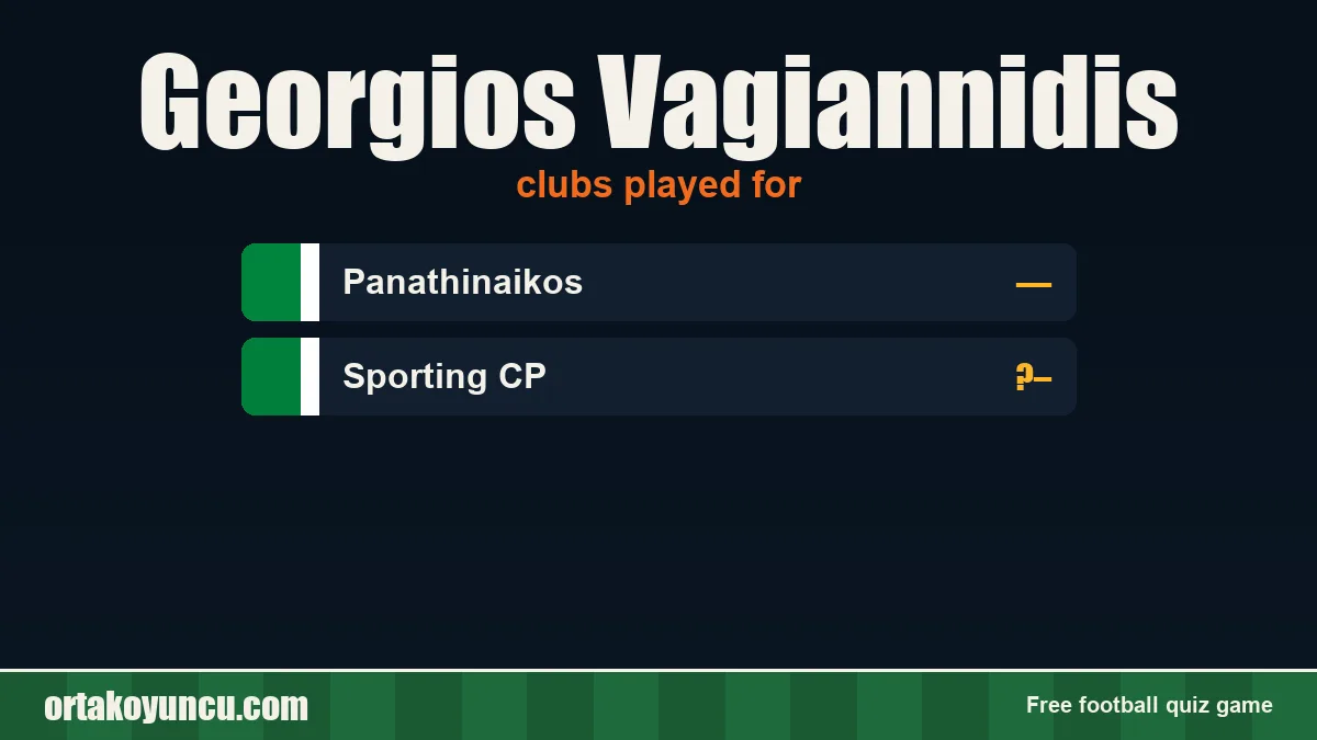 Georgios Vagiannidis: clubs and years