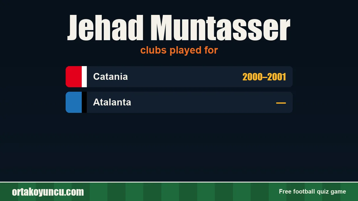 Jehad Muntasser: clubs and years