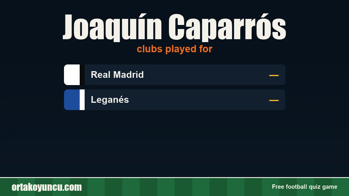 Joaquín Caparrós: clubs and years