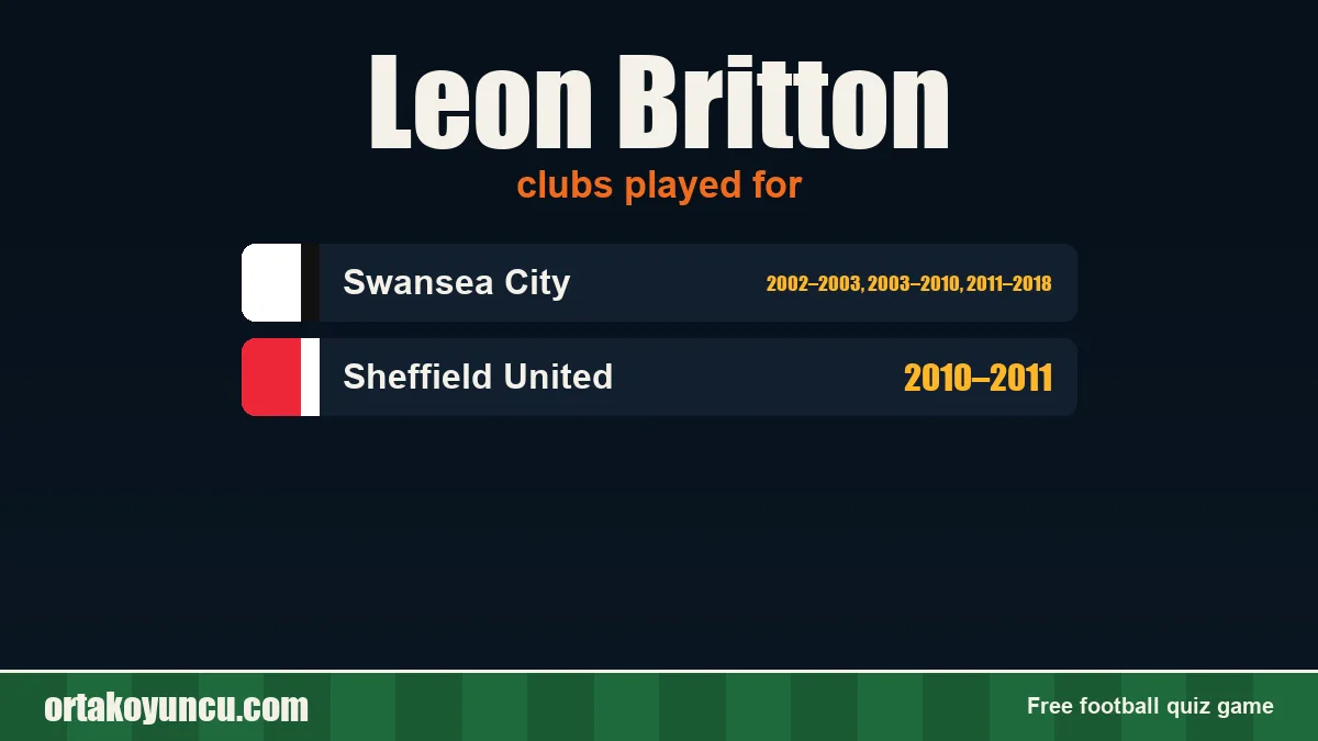 Leon Britton: clubs and years