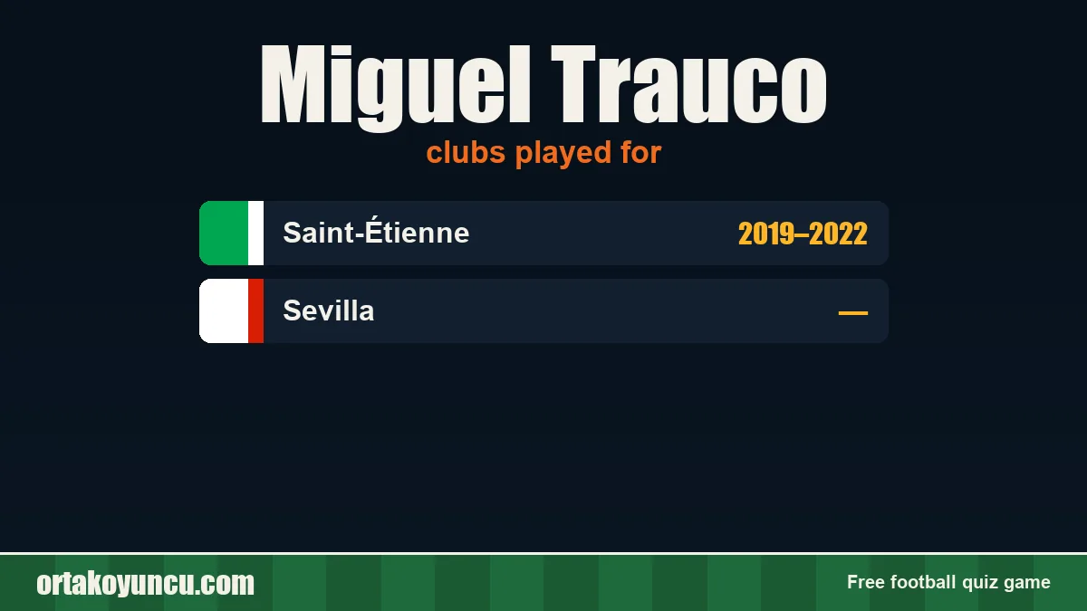 Miguel Trauco: clubs and years