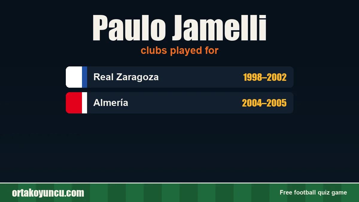 Paulo Jamelli: clubs and years