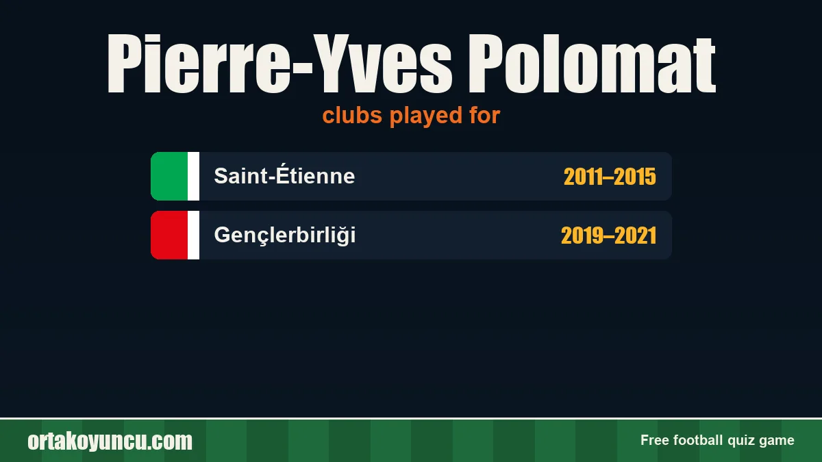 Pierre-Yves Polomat: clubs and years