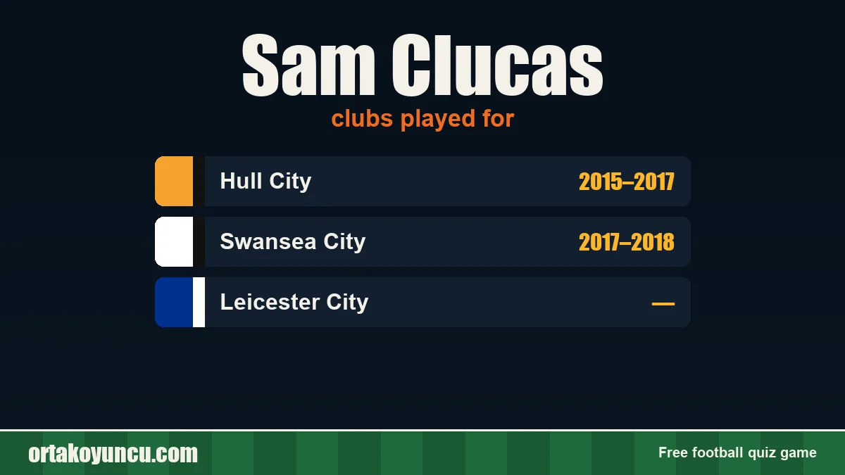 Sam Clucas: clubs and years
