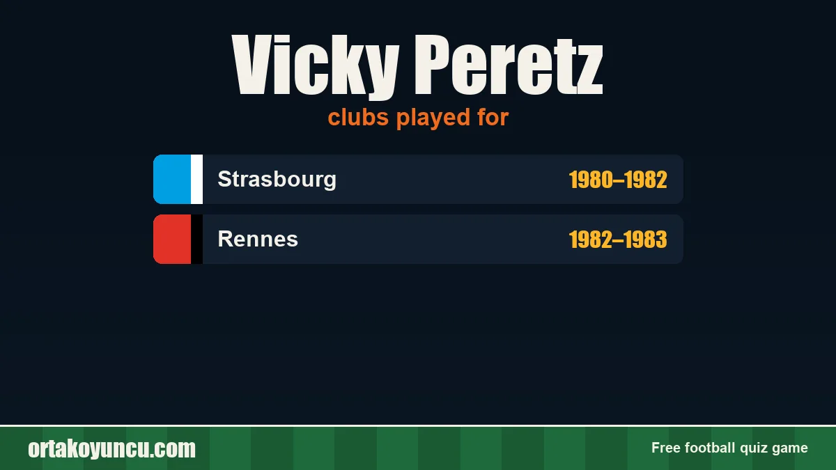Vicky Peretz: clubs and years
