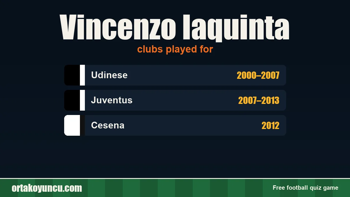 Vincenzo Iaquinta: clubs and years