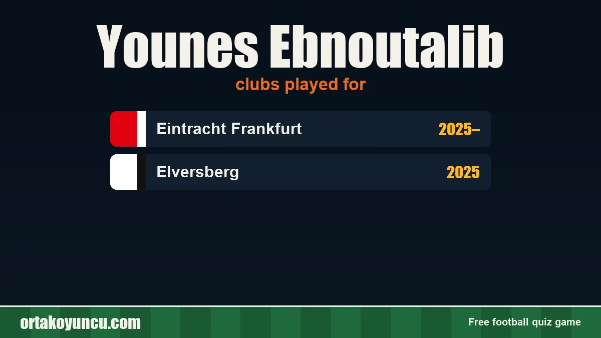Younes Ebnoutalib: clubs and years