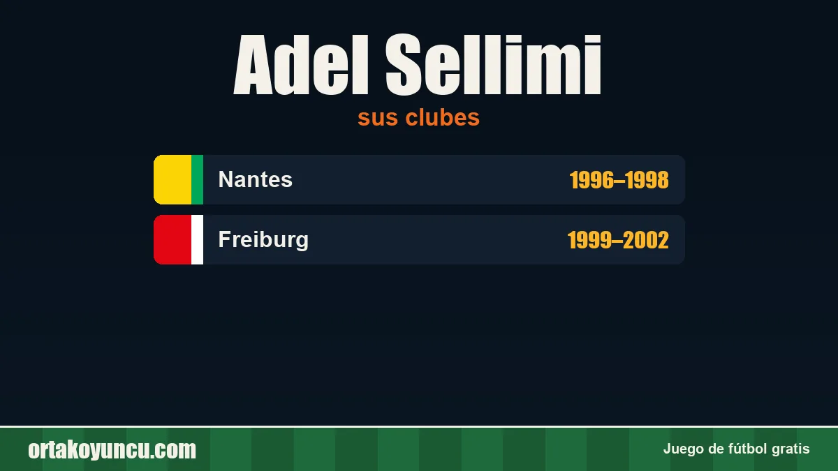 Adel Sellimi: clubes y años