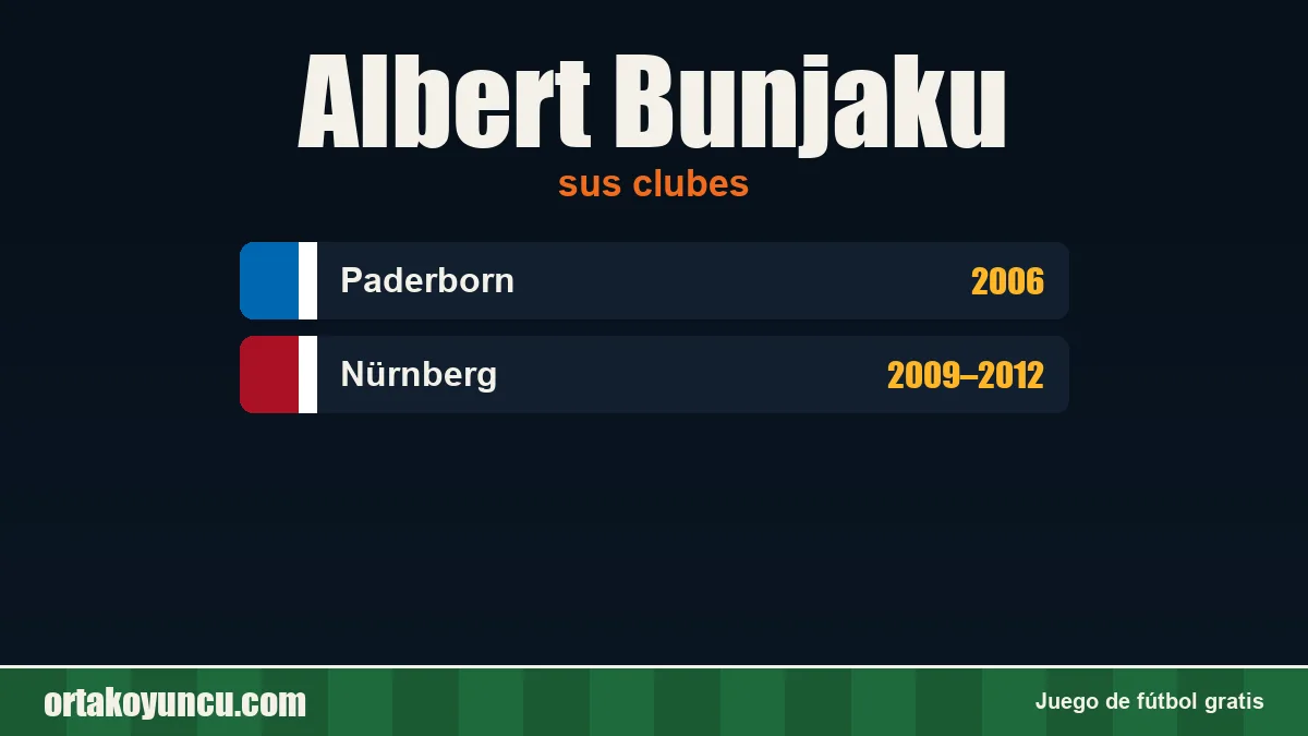 Albert Bunjaku: clubes y años
