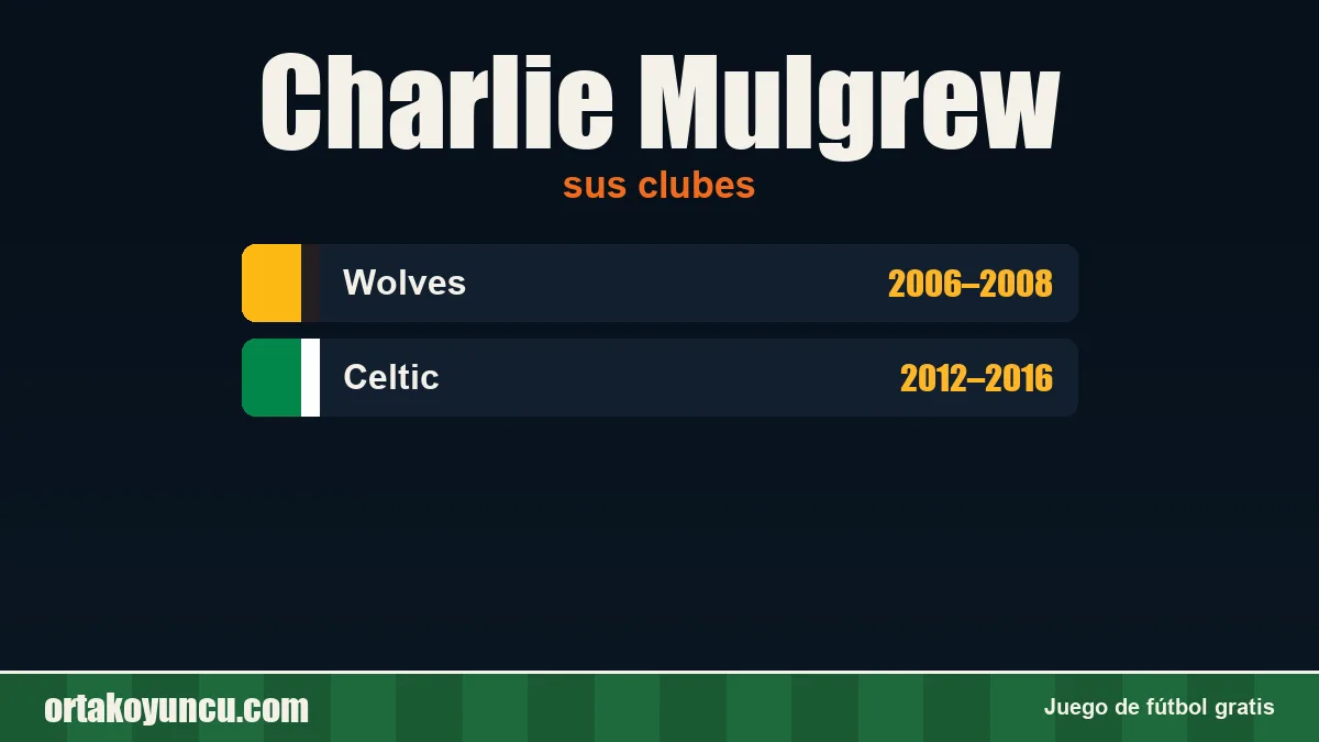 Charlie Mulgrew: clubes y años