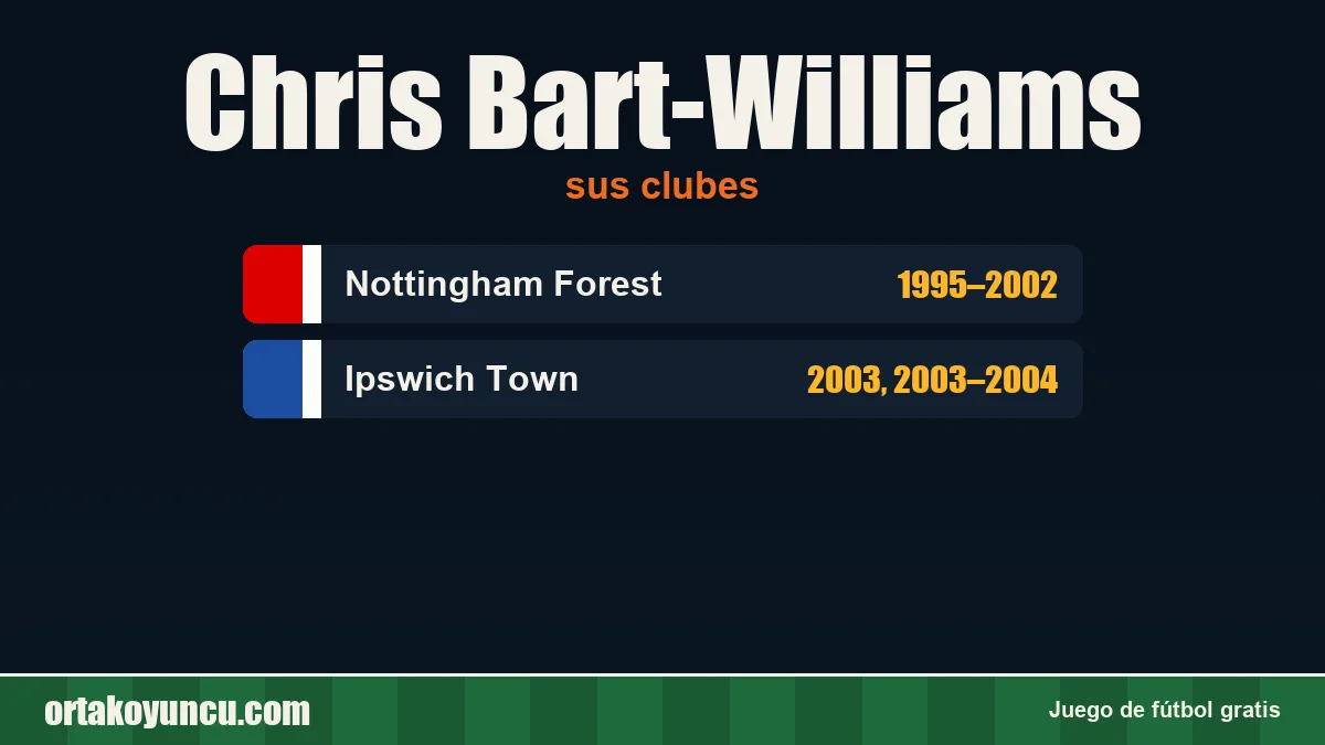 Chris Bart-Williams: clubes y años