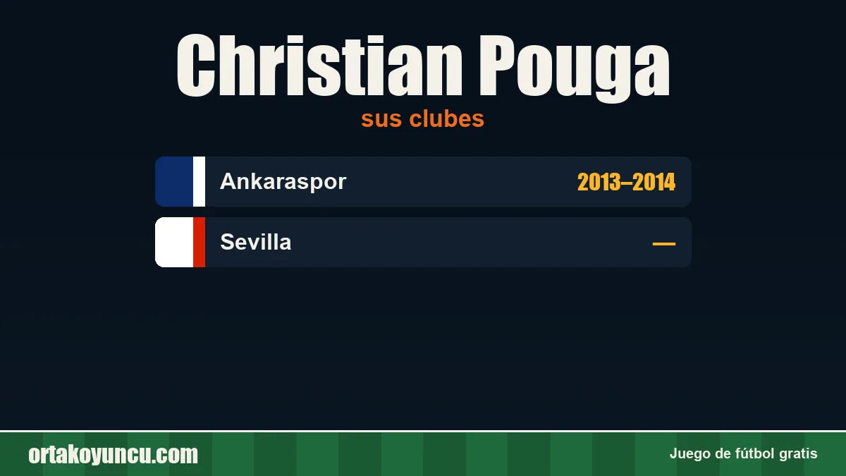 Christian Pouga: clubes y años