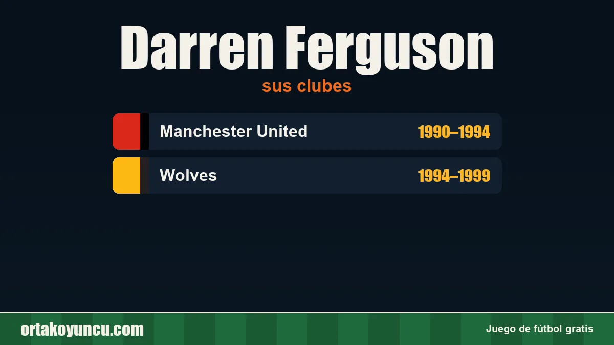 Darren Ferguson: clubes y años
