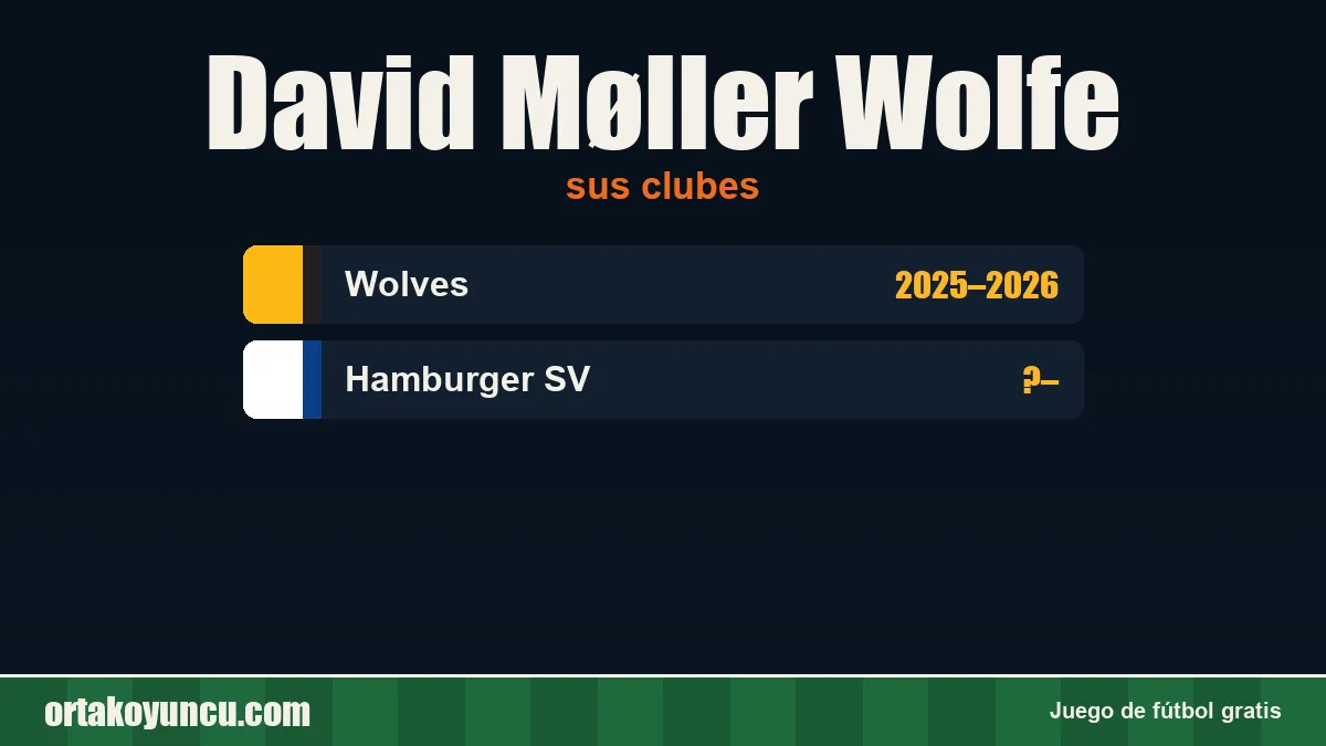 David Møller Wolfe: clubes y años