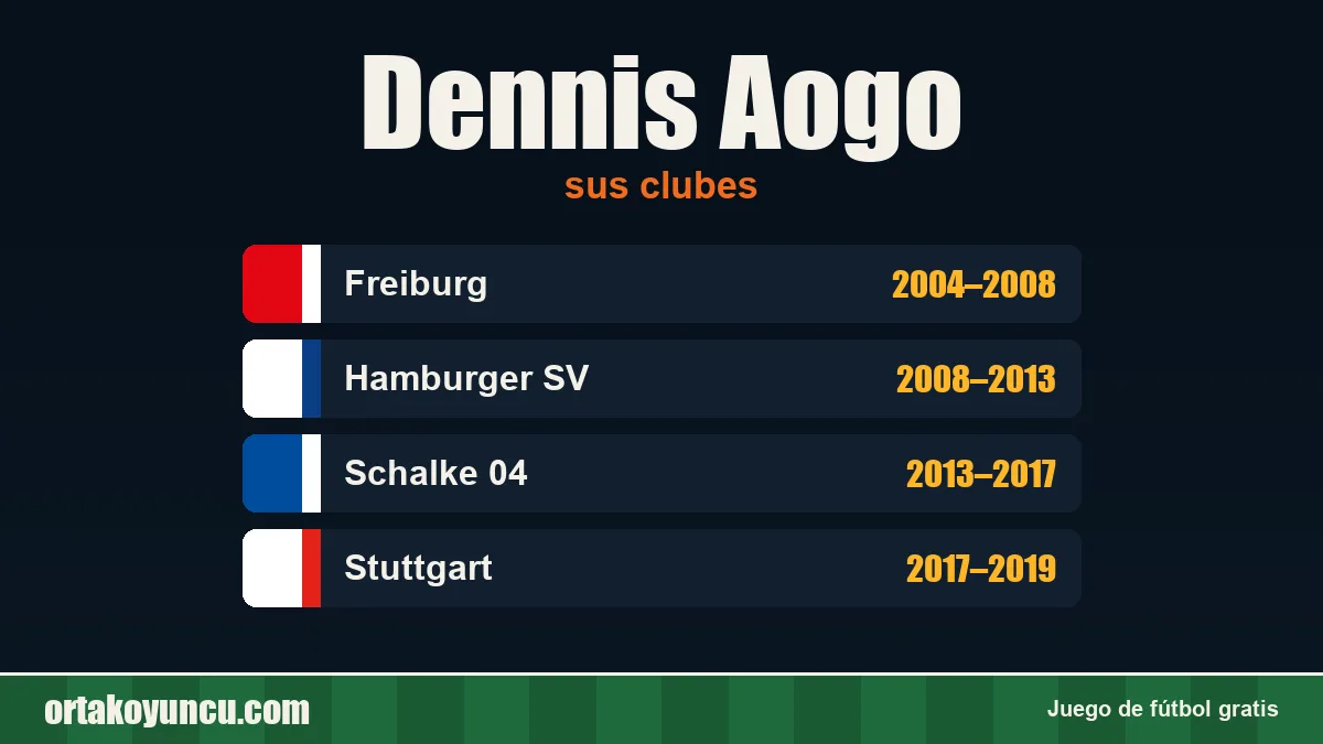 Dennis Aogo: clubes y años