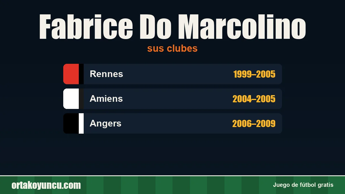 Fabrice Do Marcolino: clubes y años