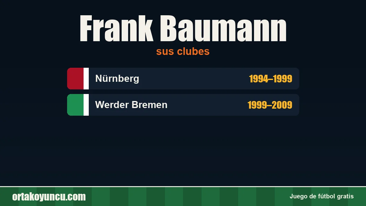 Frank Baumann: clubes y años