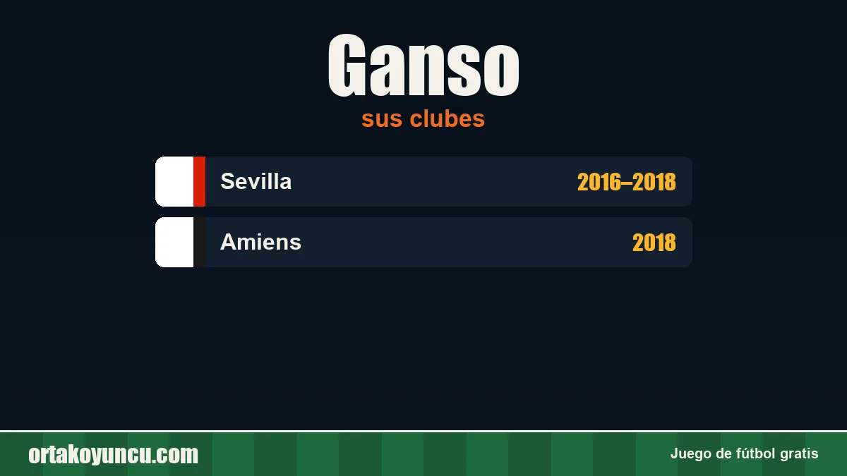 Ganso: clubes y años
