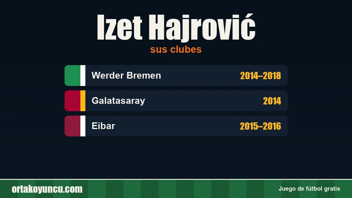 Izet Hajrović: clubes y años