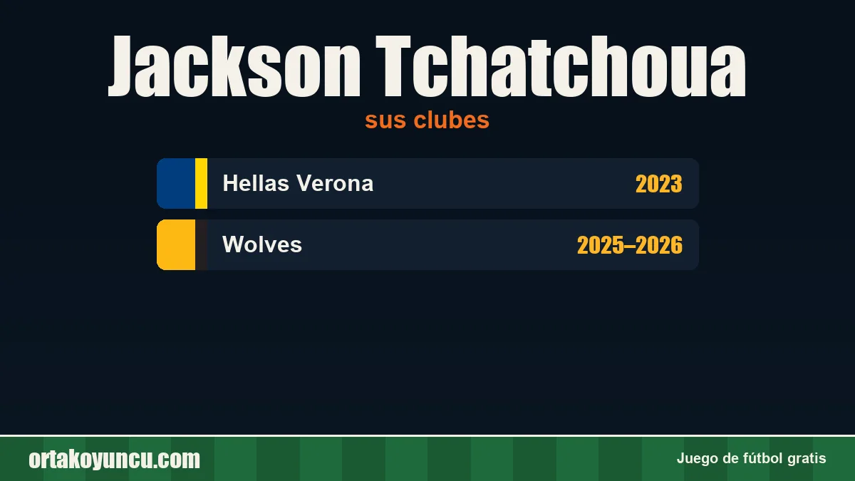 Jackson Tchatchoua: clubes y años