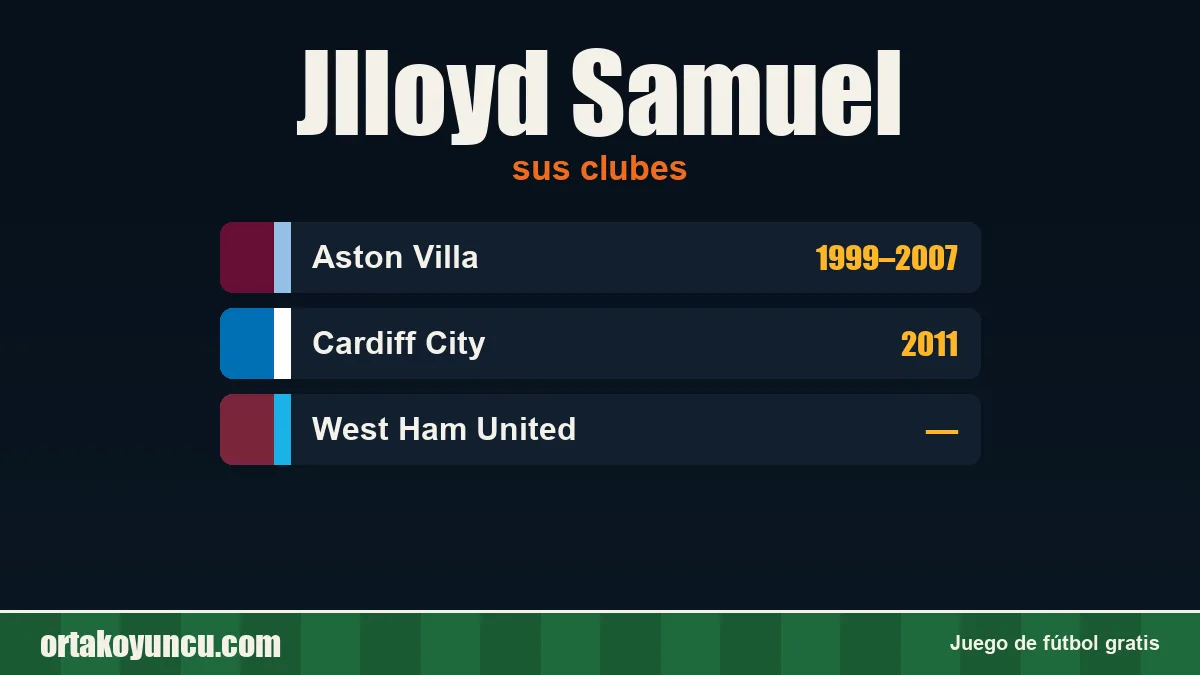 Jlloyd Samuel: clubes y años
