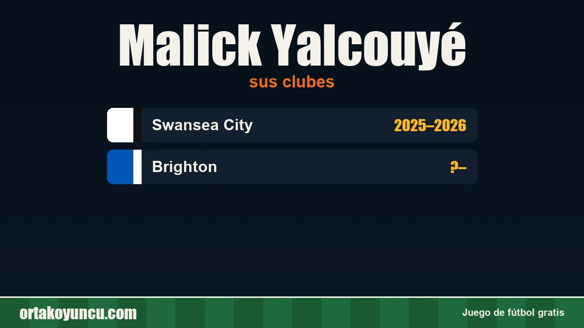 Malick Yalcouyé: clubes y años