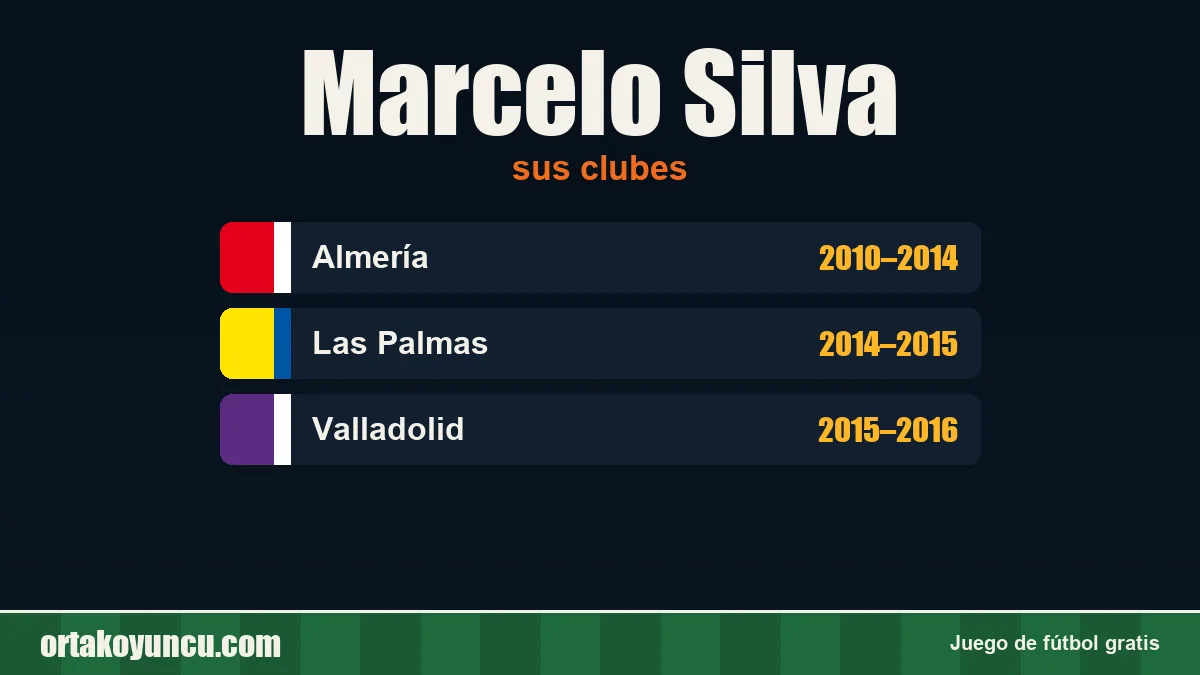 Marcelo Silva: clubes y años