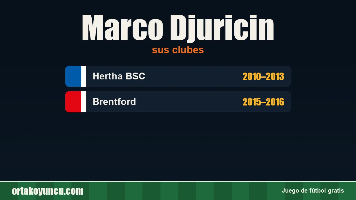 Marco Djuricin: clubes y años