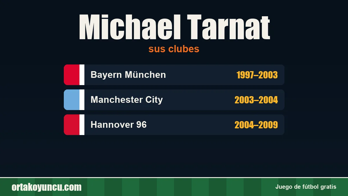Michael Tarnat: clubes y años