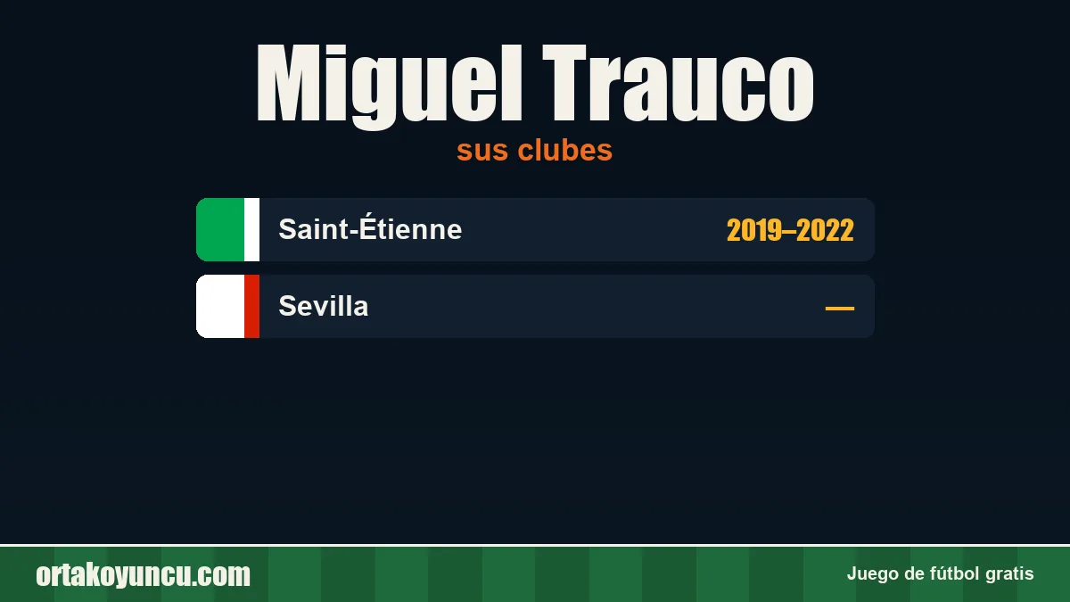 Miguel Trauco: clubes y años