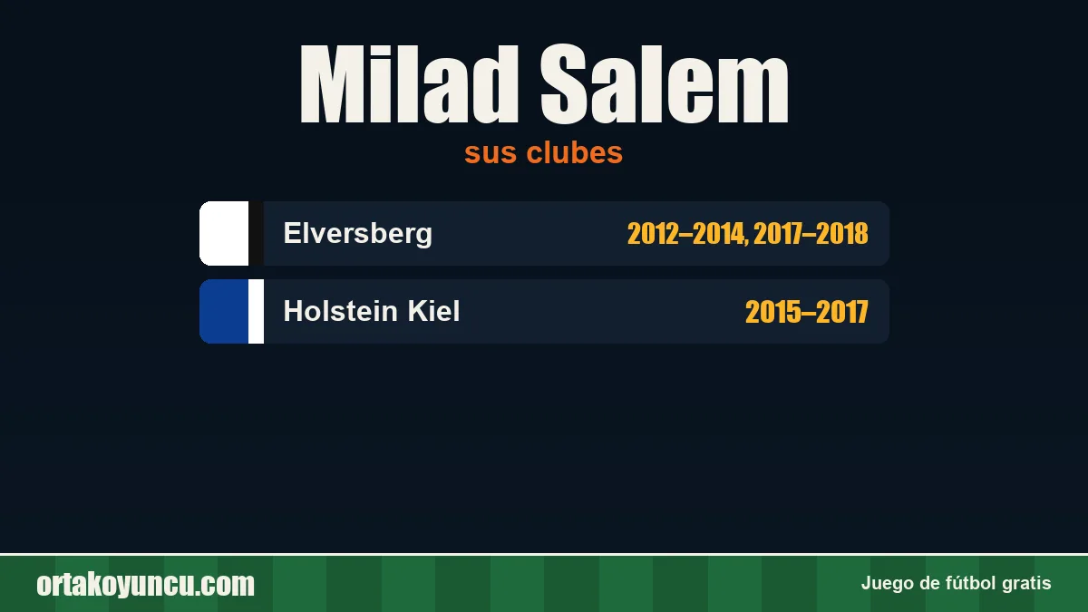 Milad Salem: clubes y años