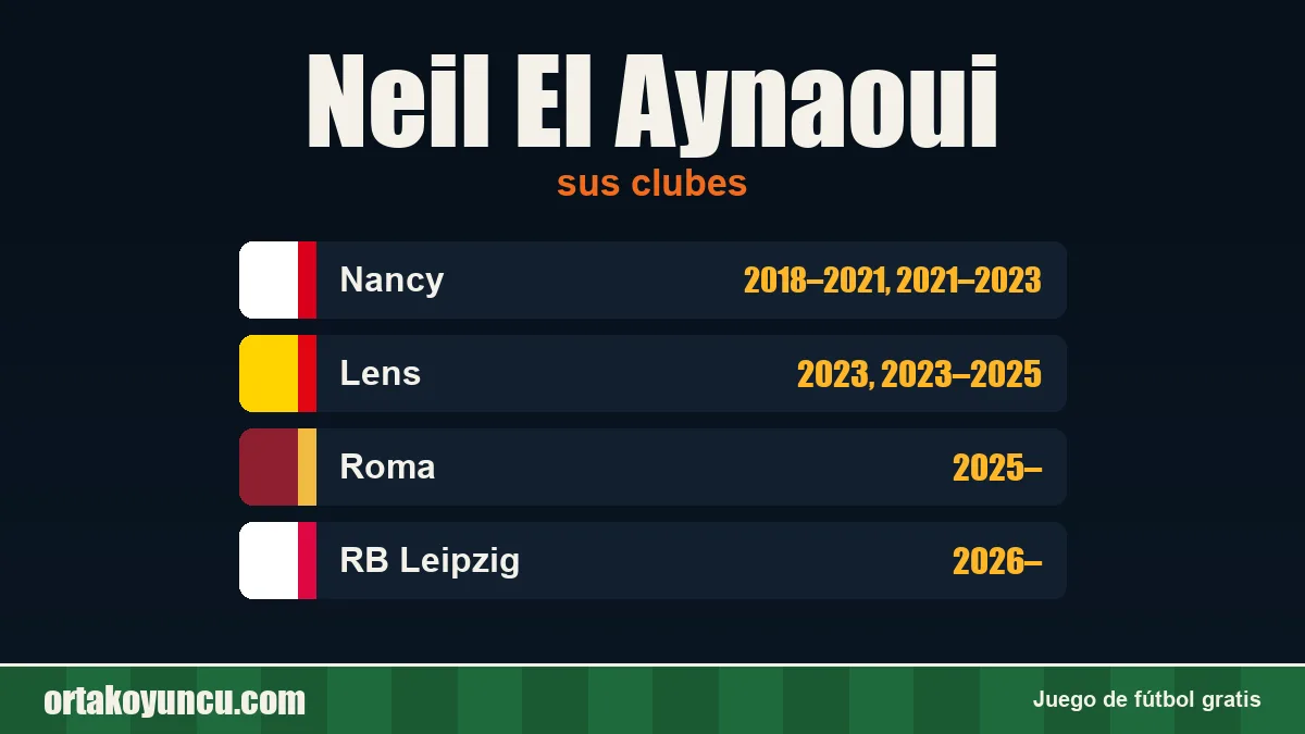 Neil El Aynaoui: clubes y años