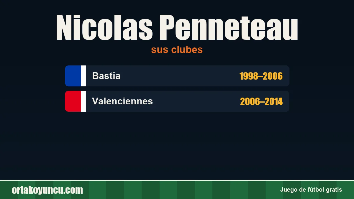 Nicolas Penneteau: clubes y años