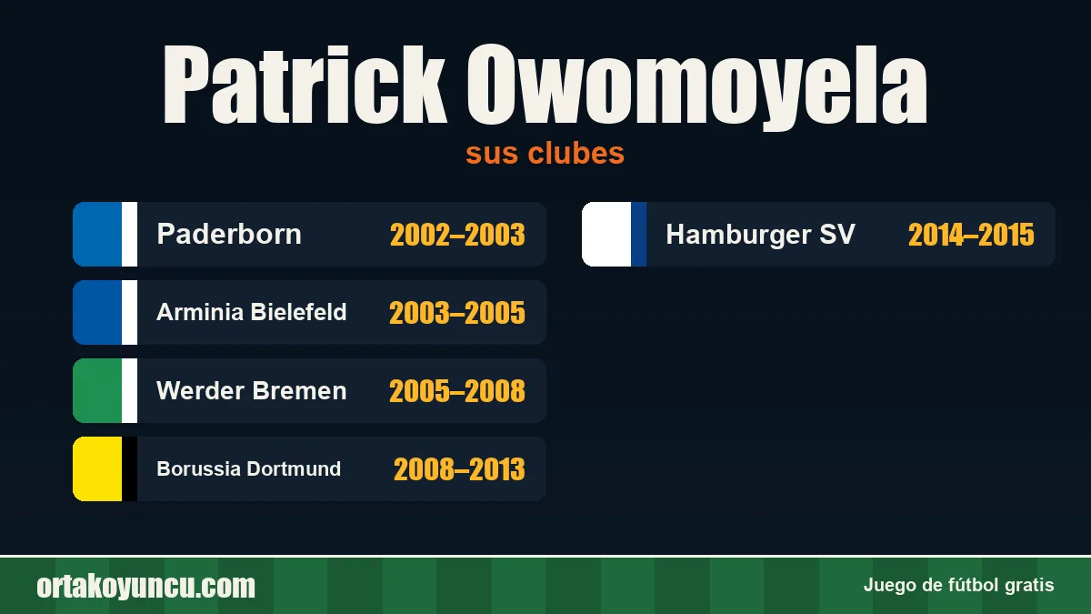 Patrick Owomoyela: clubes y años