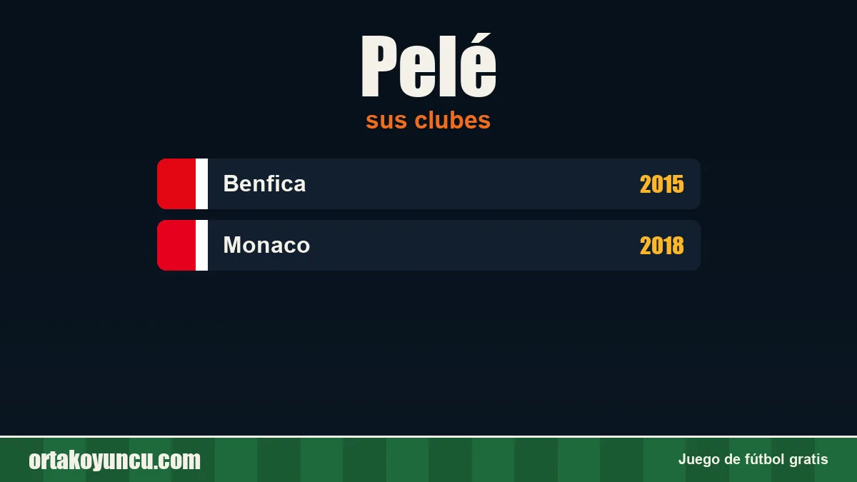 Pelé: clubes y años