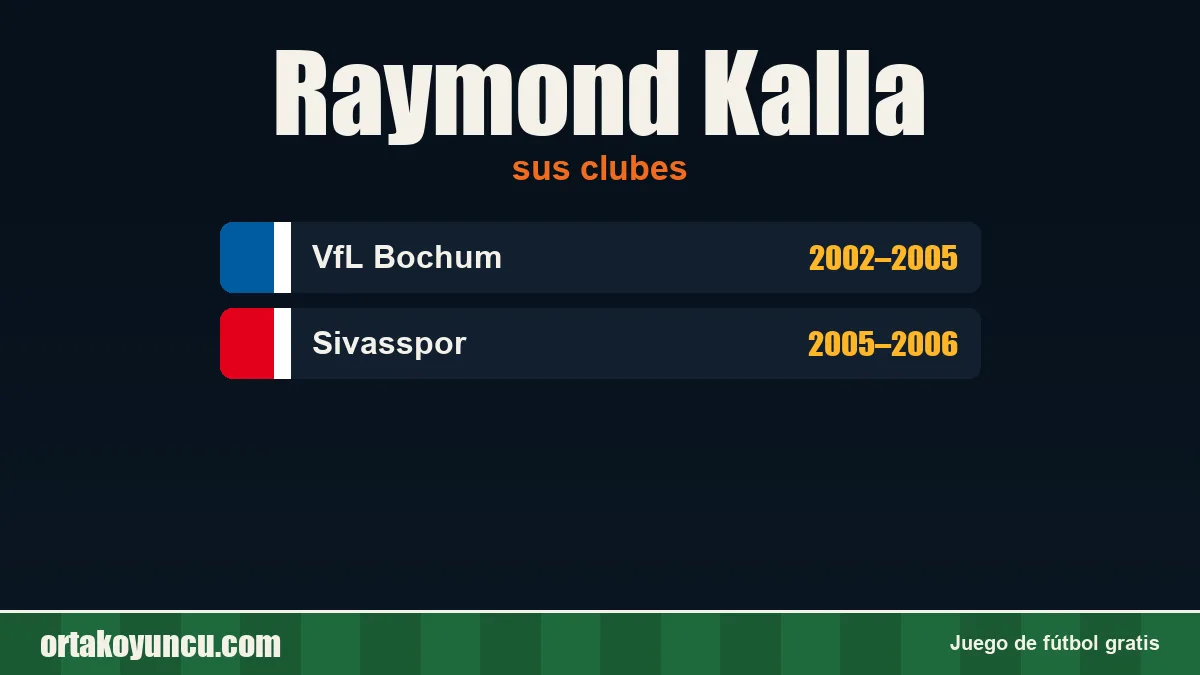 Raymond Kalla: clubes y años